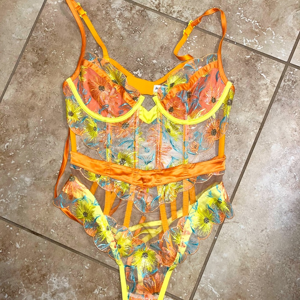 For Love & Lemons Waterlily Teddy, NEVER WORN!